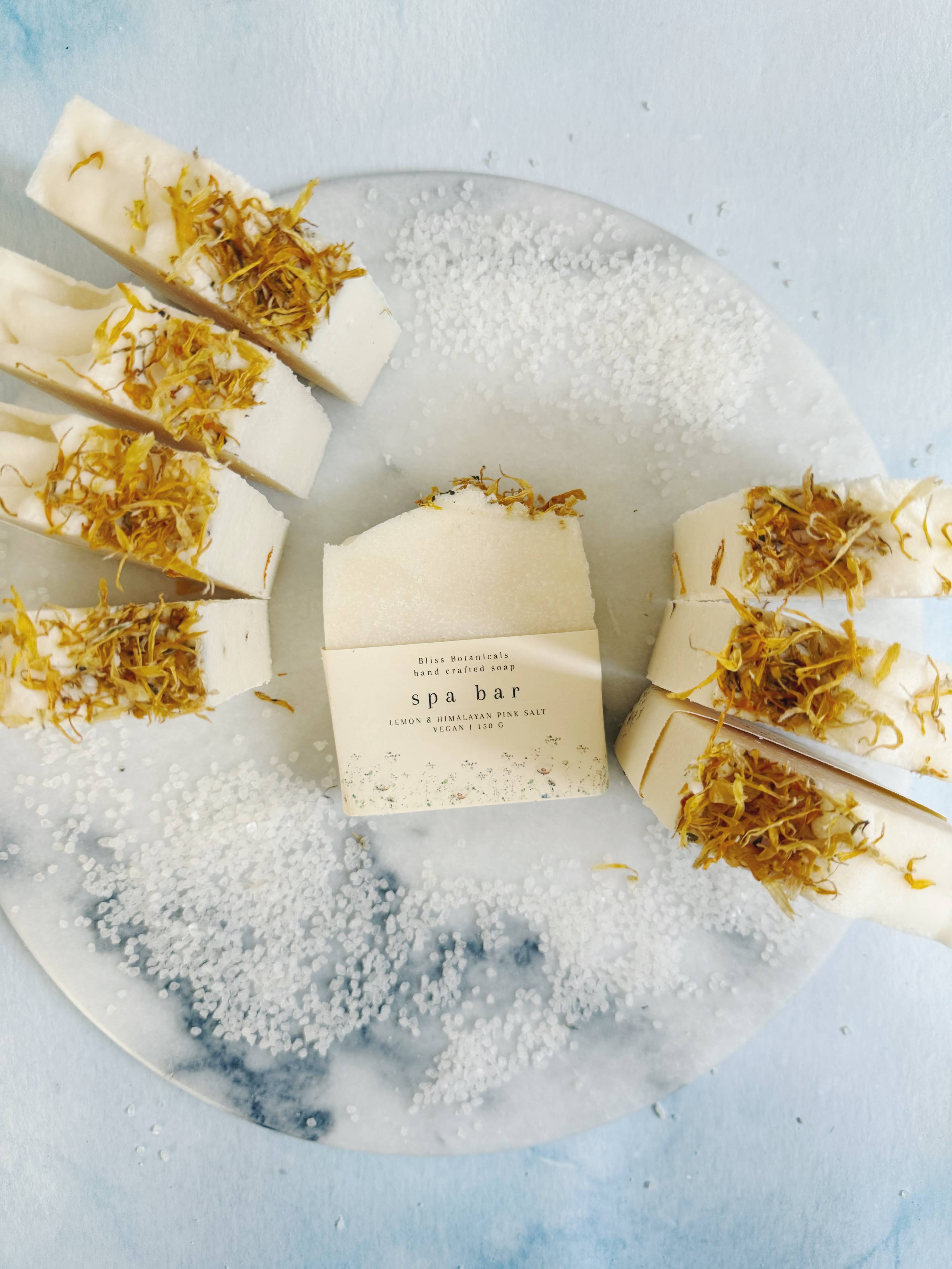 Lemon and Calendula Salt Spa Bar