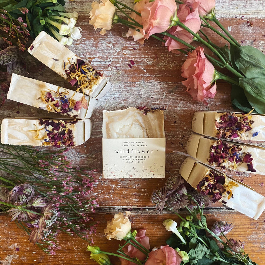 Wildflower Soap - Bergamot, Grapefruit and Rose Geranium