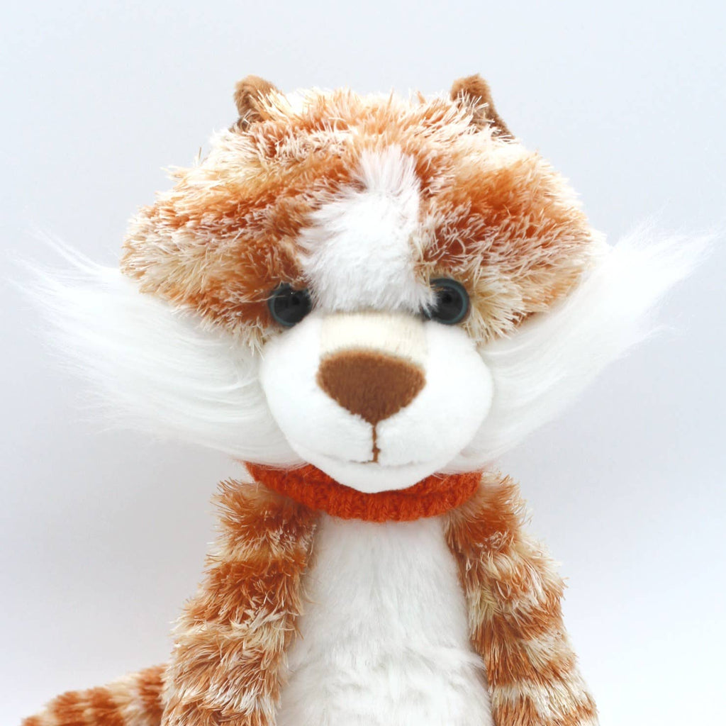 Snuggly Premium Plush Baby Soft Toy Ginger Cat - 20cm
