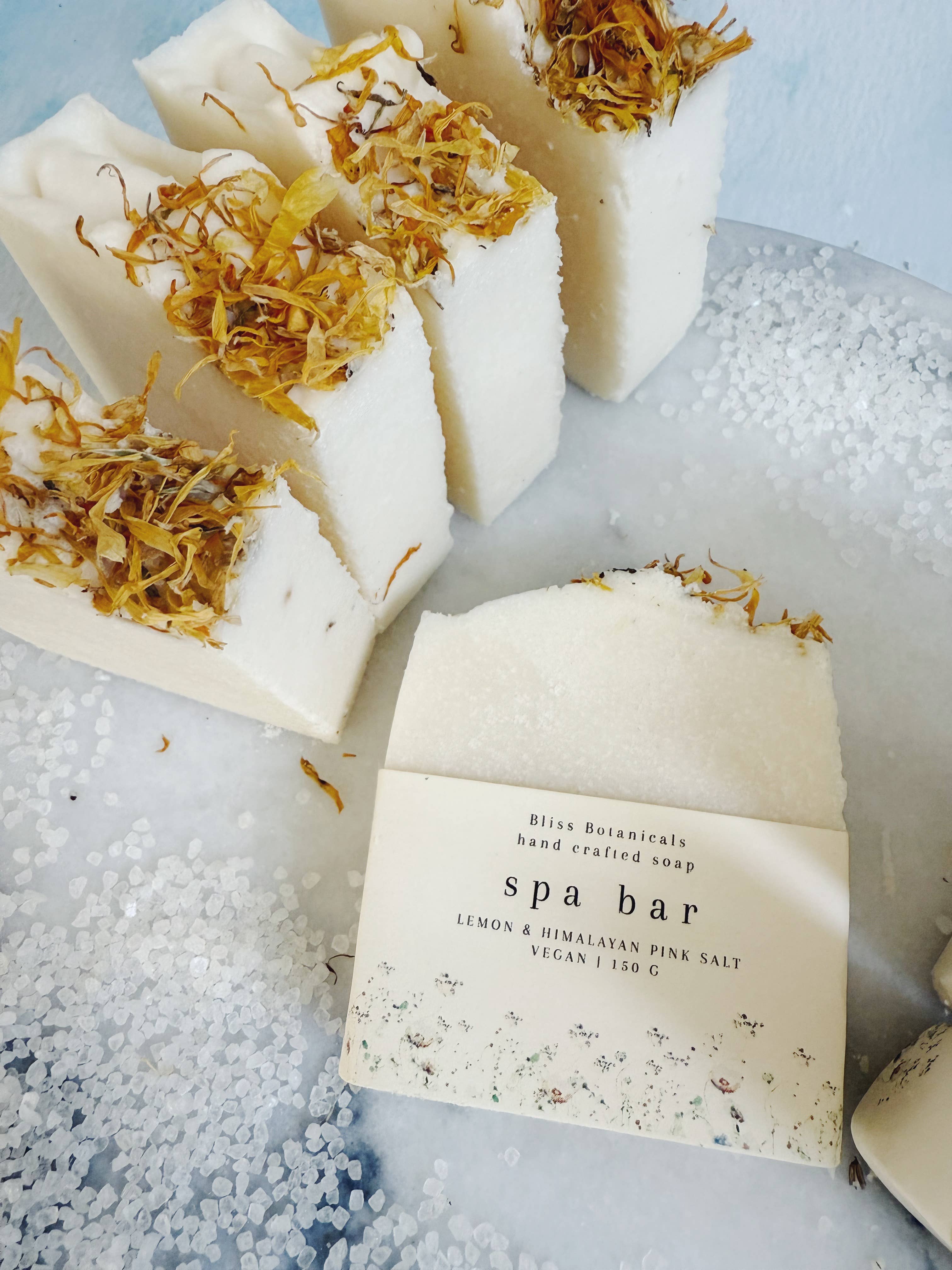 Lemon and Calendula Salt Spa Bar