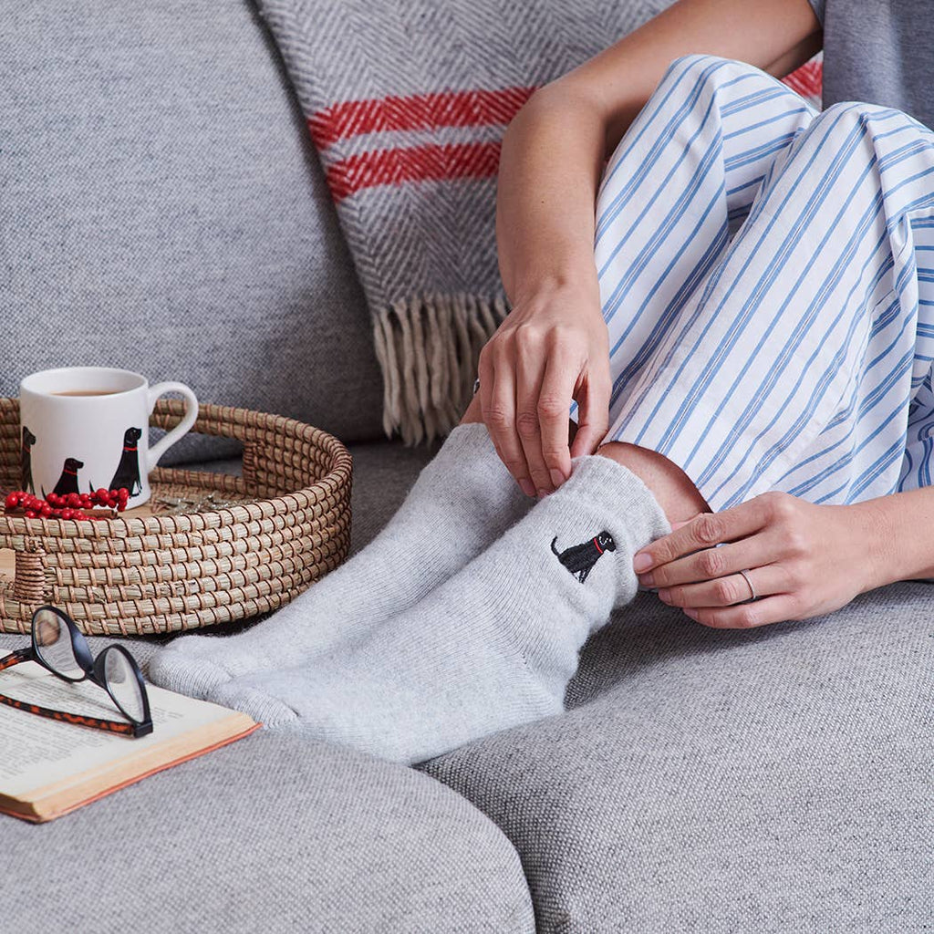 Dog Walking socks - Black Labrador