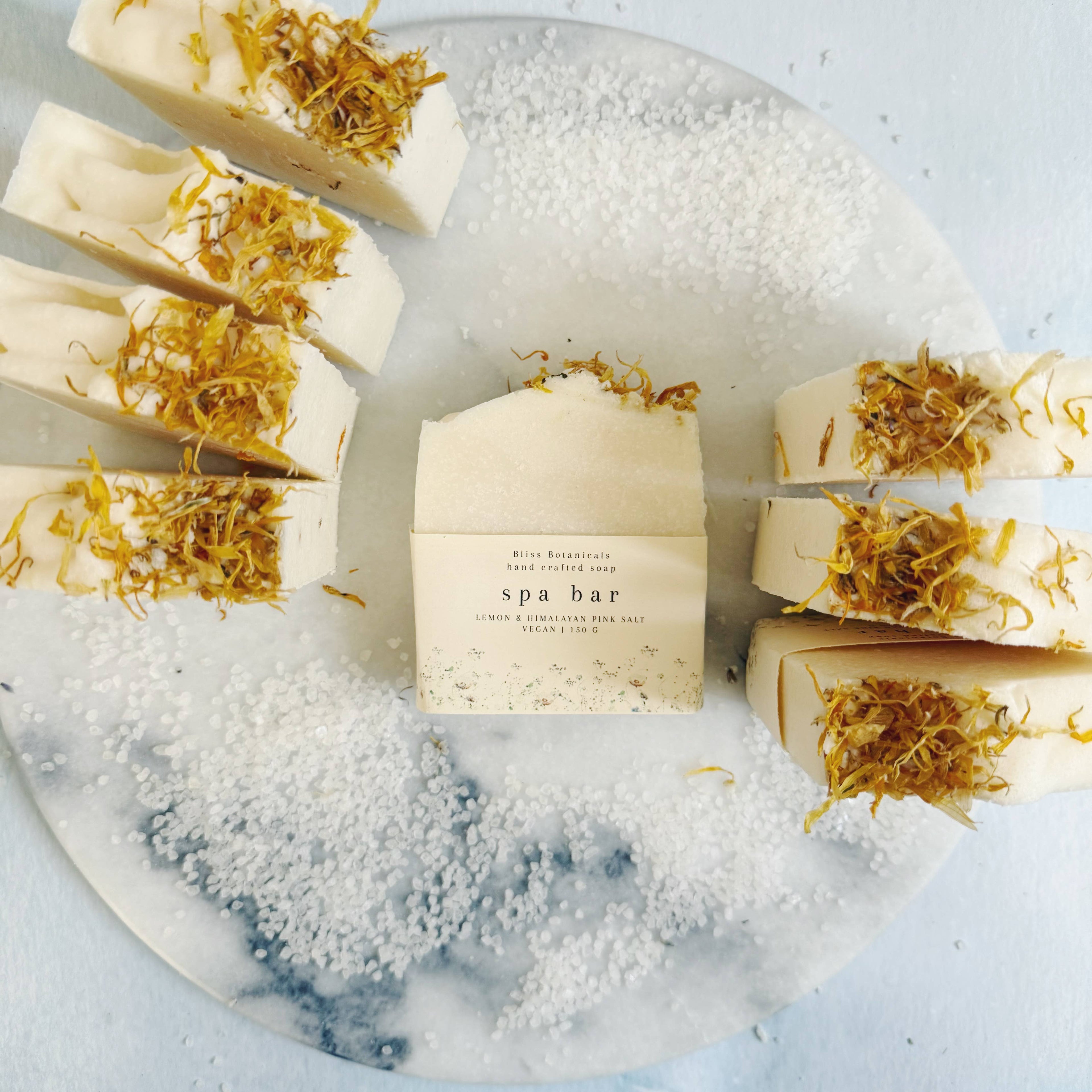 Lemon and Calendula Salt Spa Bar
